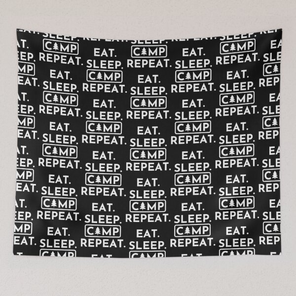 Item preview, Eat Sleep Camp Repeat   designed and sold by InMindStudio.