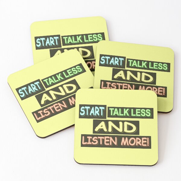 Item preview, Cute Expression Design "Talk Less". Buy Now designed and sold by Health And Fitness Posts e-Store.