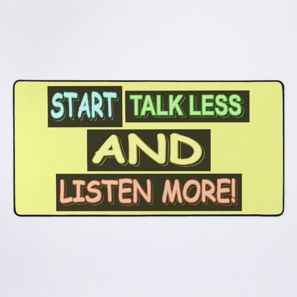 Item preview, Cute Expression Design "Talk Less". Buy Now designed and sold by Health And Fitness Posts e-Store.