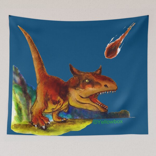 Item preview, Cute Carnotaurus - Yellowbox ink painting designed and sold by twyellowbox.