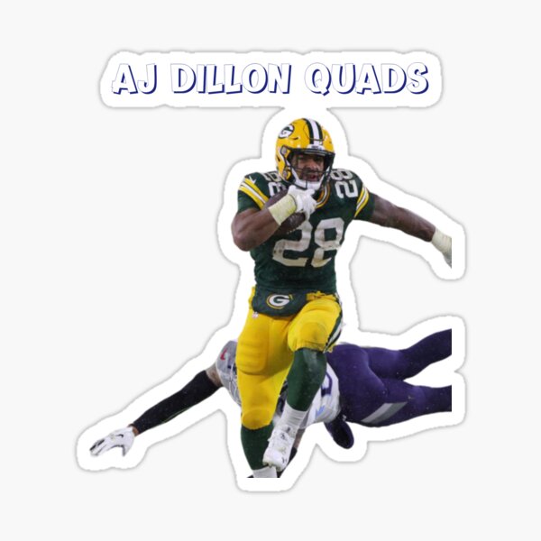 AJ Dillon Home Jersey Sticker for Sale by designsheaven