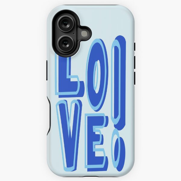 Vista previa del artículo con la obra «¡AMOR! azul», diseñado y vendido por Julia Santos.