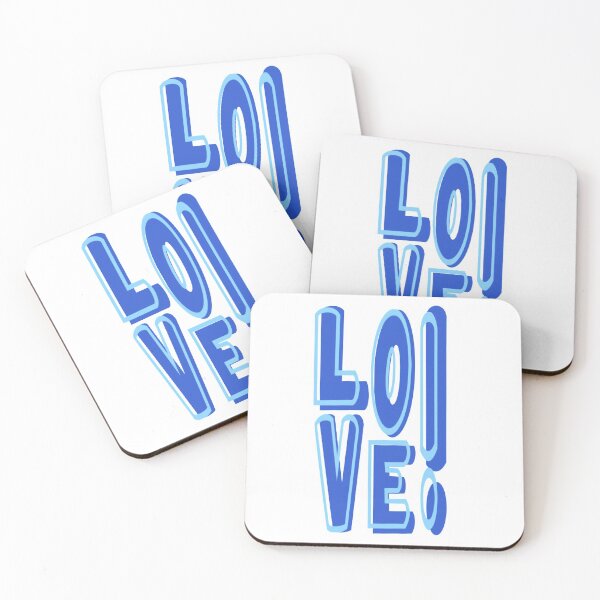 Item preview, LOVE! blue designed and sold by Julia Santos.