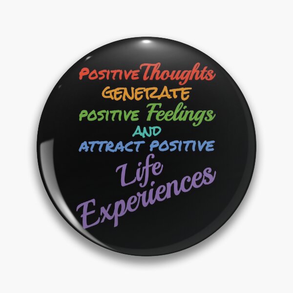 Item preview, Positive Thoughts Mantra designed and sold by AloraDawnEve.