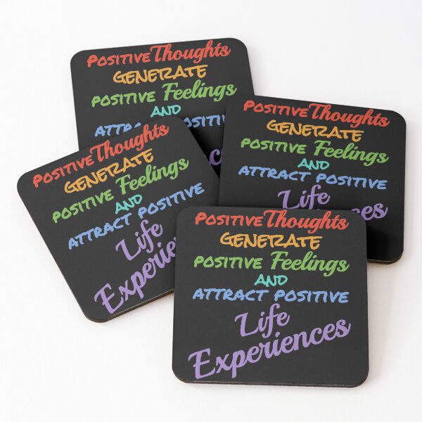 Item preview, Positive Thoughts Mantra designed and sold by AloraDawnEve.