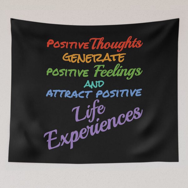 Item preview, Positive Thoughts Mantra designed and sold by AloraDawnEve.