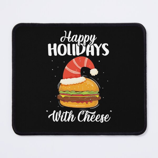 Item preview, Happy Holidays with Cheese Christmas Xmas Cheeseburger designed and sold by Dressed For  Duty.