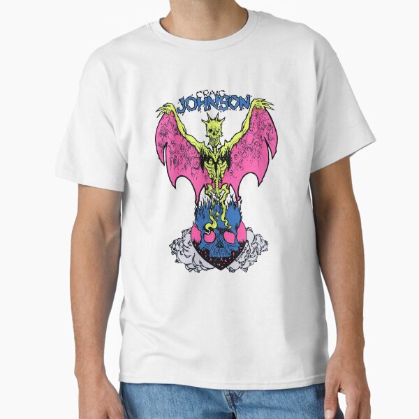 VINTAGE 80s ZORLAC PUSHEAD JOHN GIBSON SKATEBOARD T-SHIRT