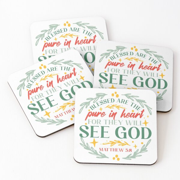 Item preview, Bible Verse Matthew 5:8 designed and sold by garmentoffaith.