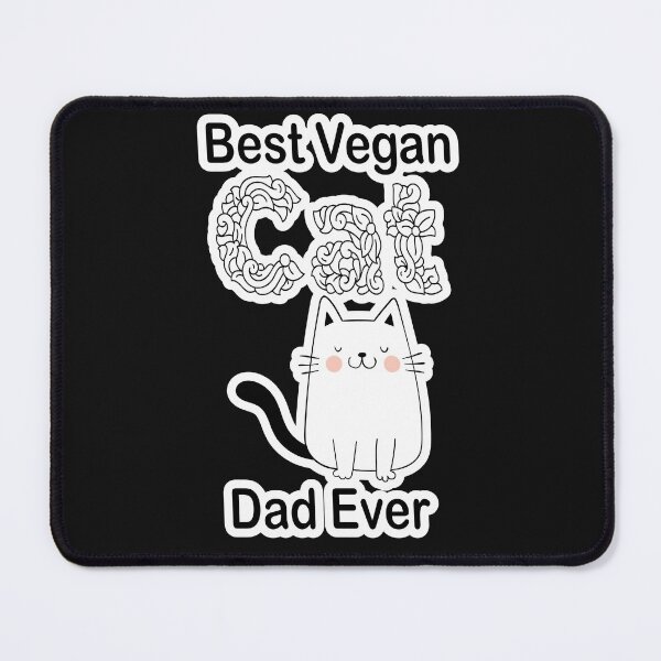 Item preview, Best Vegan Cat Dad Ever designed and sold by JLCableStudio.