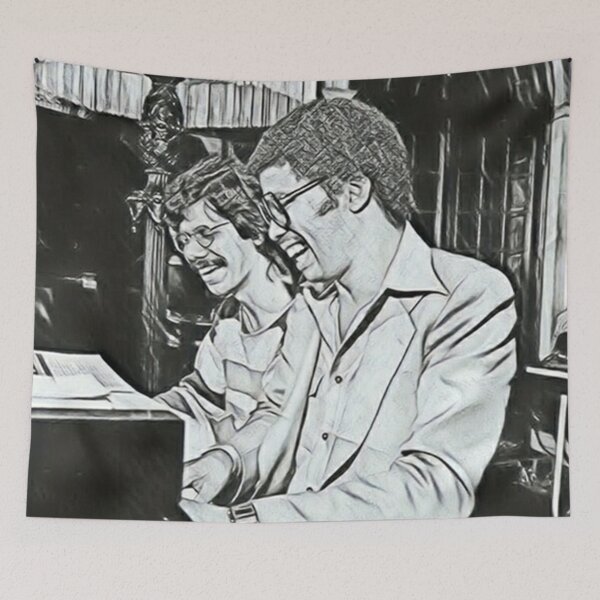 Item preview, Chick Corea and Herbie Hancock Jamming Poster (2) designed and sold by campagnamariaa.