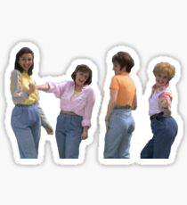 mom jeans sketch Sticker
