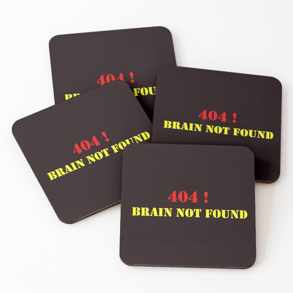 Item preview, 404! - Brain not found designed and sold by Creative fashion Mix.