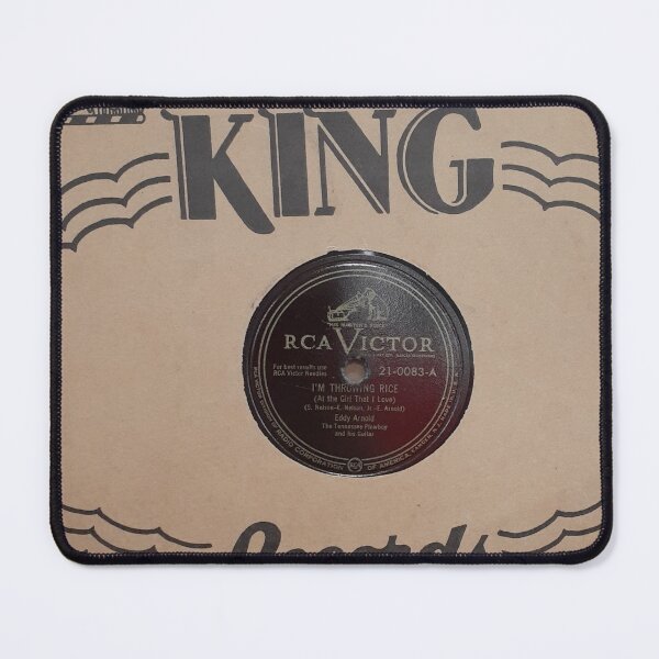 Item preview, King Records, crown, sleeve,78 rpm, shellac, Victor, Dog, r & b, C & w, Soul, Country designed and sold by Vintaged.