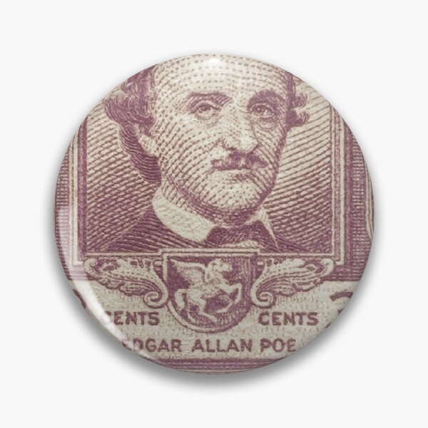 Item preview, Edgar Allan Poe 1949 USA Vintage Postage Stamp, Scott 986 designed and sold by Factory57.