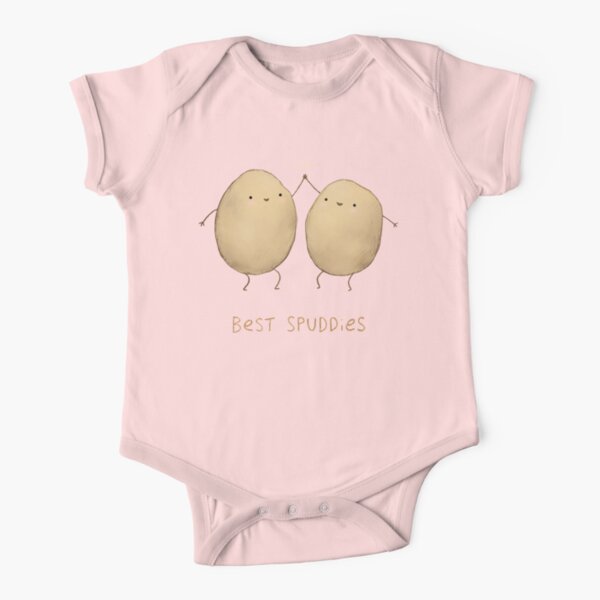 Best Spuddies Short Sleeve Baby One-Piece