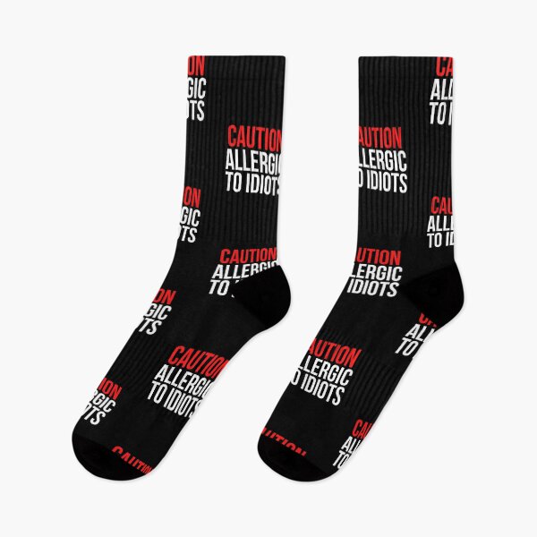 Item preview, Caution Allergic To Idiots designed and sold by BigMovesHustler.