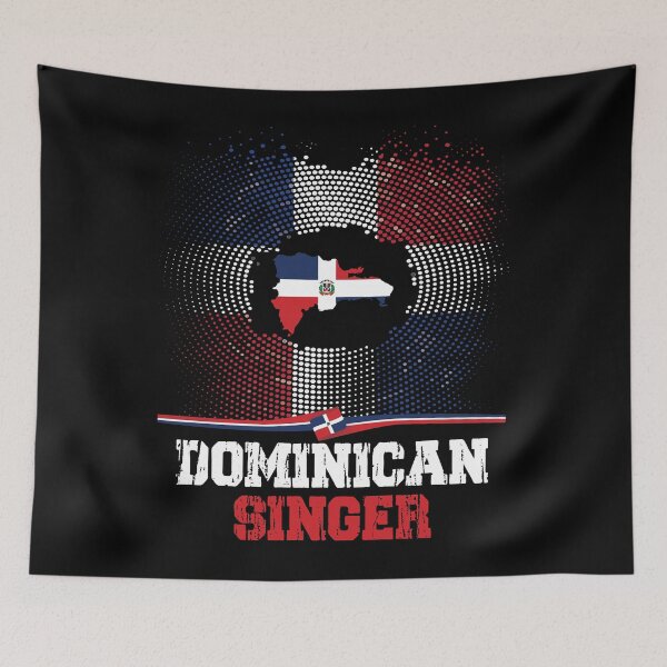Item preview, Dominican Singer islandrepublica dominicana flag patriot for Singer Classic designed and sold by PaschalThompson.