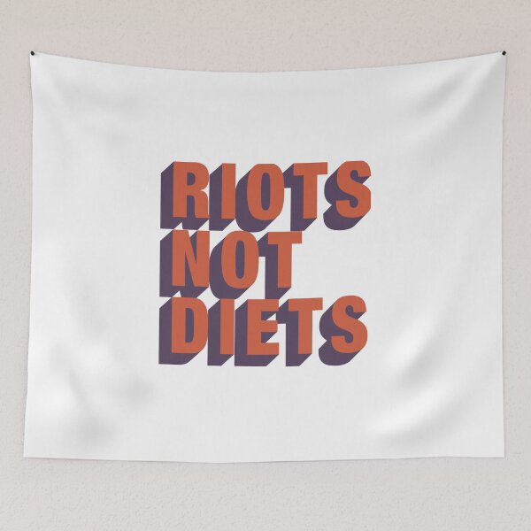 Item preview, Riots Not Diets designed and sold by Binod Kashyap.