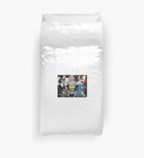 Sugar Skull Villains Duvet Cover