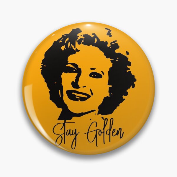 Item preview, RIP Betty White Stay Golden Minimalist Art designed and sold by NilsaUS.