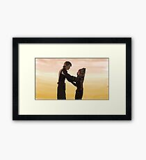 Anakin and Ahsoka Framed Print