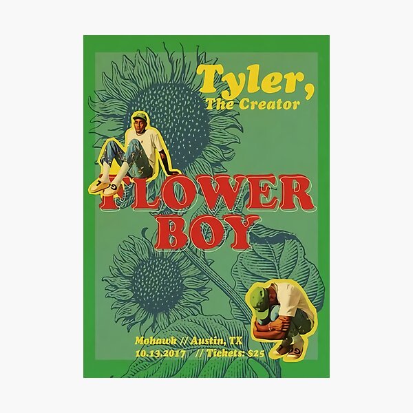 "Flower Boy Album Poster" Photographic Print for Sale by terangterust