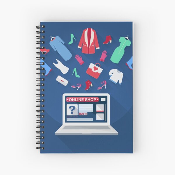 Item preview, Online Shopping Concept in Flat Design designed and sold by ivector.