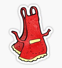 kitchen apron cartoon Sticker