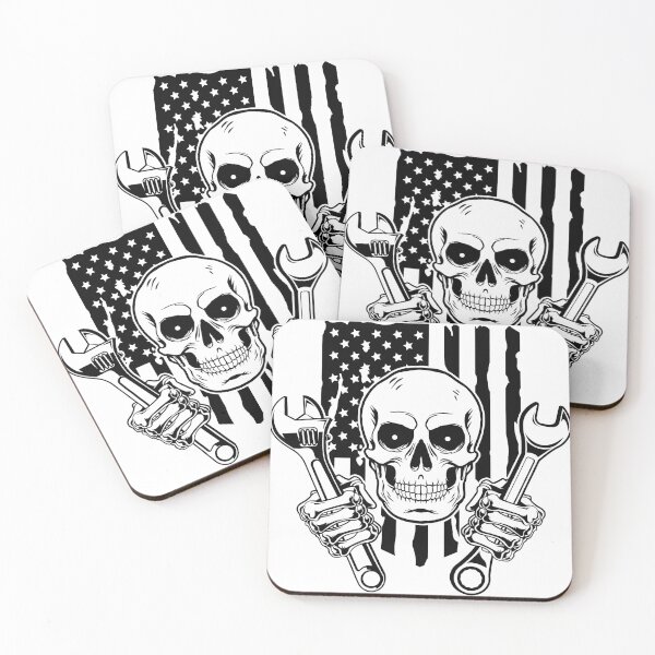 Item preview, Skull Holding Wrenches designed and sold by MonoByOrion.