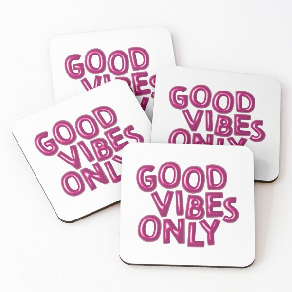 Item preview, Good Vibes Only (Pink) designed and sold by RanRanDesigns.