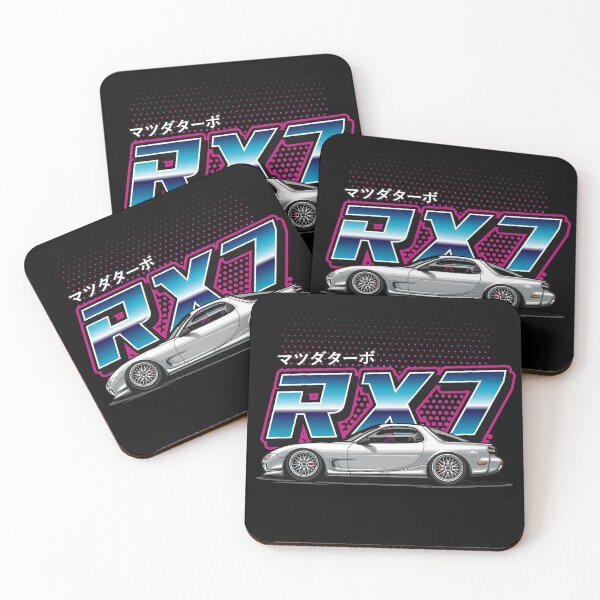 Item preview, RX7 FD Retro Style (Retro White) designed and sold by JioojiProject.