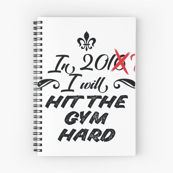 Item preview, In 2017 I will hit the gym hard designed and sold by mishodja.