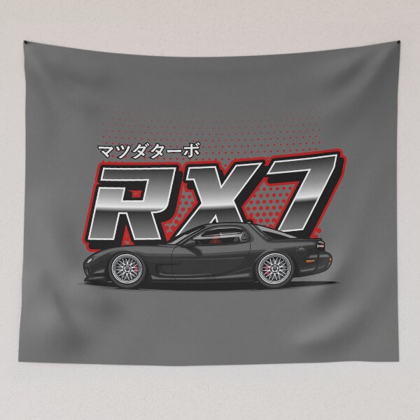 Item preview, RX7 FD Retro Style (Elegant Black) designed and sold by JioojiProject.