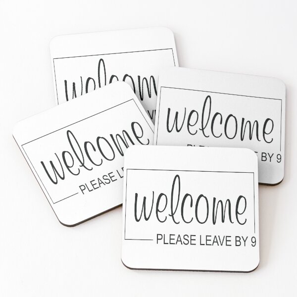 Item preview, Welcome Please Leave By 9 designed and sold by shotofash.