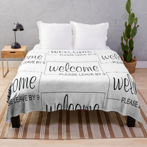 Item preview, Welcome Please Leave By 9 designed and sold by shotofash.