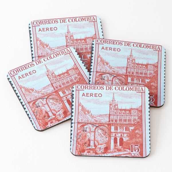 Item preview, Columbian Castle Vintage Postage Stamp - Correos De Columbia designed and sold by Factory57.
