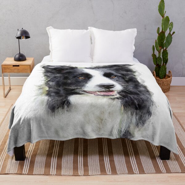 Item preview, Border Collie Watercolour Artwork designed and sold by Typeglyphs.