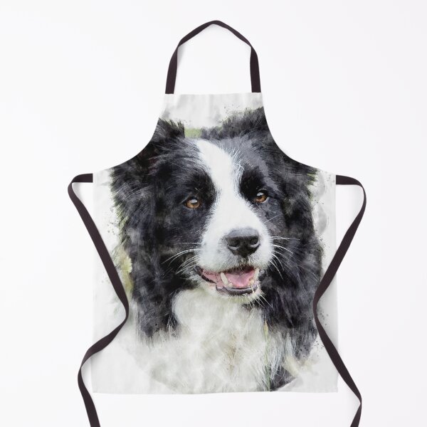Item preview, Border Collie Watercolour Artwork designed and sold by Typeglyphs.