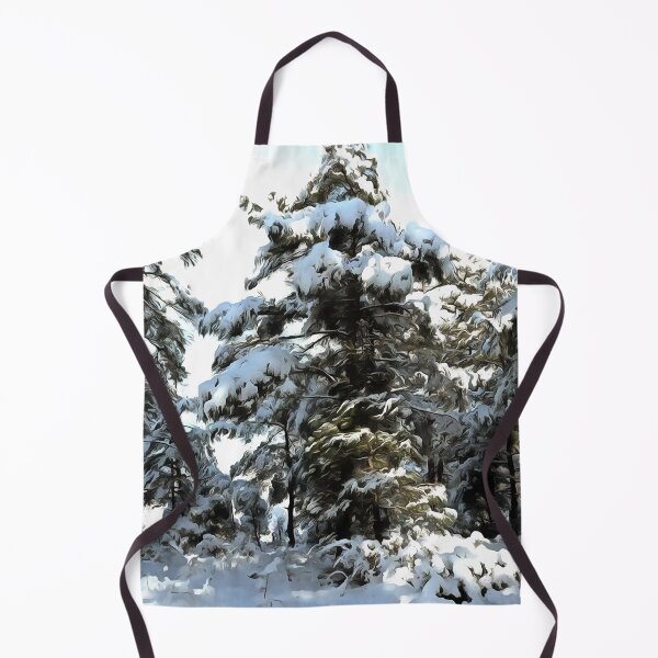 Item preview, Pine Tree Coated In Snow Winter Landscape designed and sold by taiche.