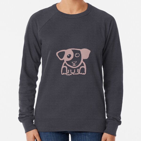 Cute puppy 1 - light Lightweight Sweatshirt