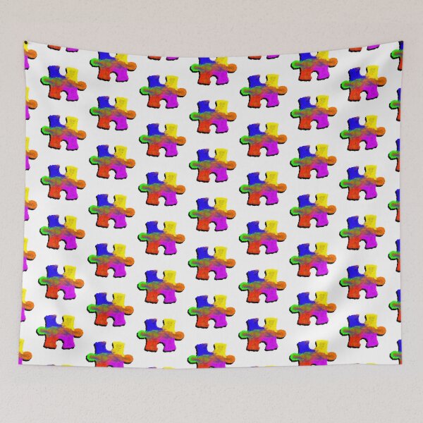 Item preview, Autism puzzle painting designed and sold by Blondiabshop.