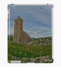 Glencolmcille Panorama with Church iPad Case/Skin