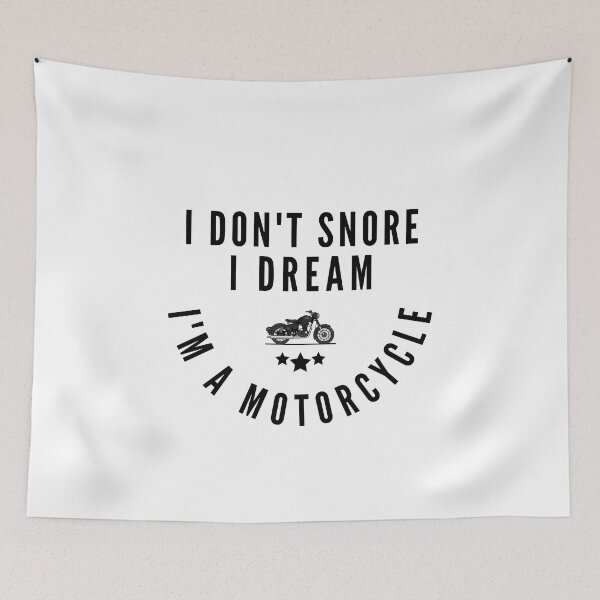 Item preview, I Don't Snore I Dream I'm a Motorcycle - Funny Biker designed and sold by ferdaousseshop.