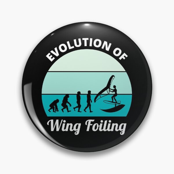 Item preview, Wing Foiling Surfing Evolution Funny designed and sold by CuteDesigns1.