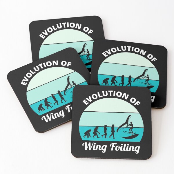 Item preview, Wing Foiling Surfing Evolution Funny designed and sold by CuteDesigns1.