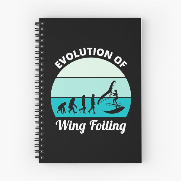 Item preview, Wing Foiling Surfing Evolution Funny designed and sold by CuteDesigns1.
