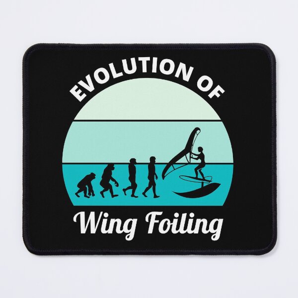 Item preview, Wing Foiling Surfing Evolution Funny designed and sold by CuteDesigns1.