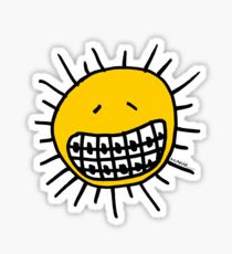 SUN WITH BRACES Sticker