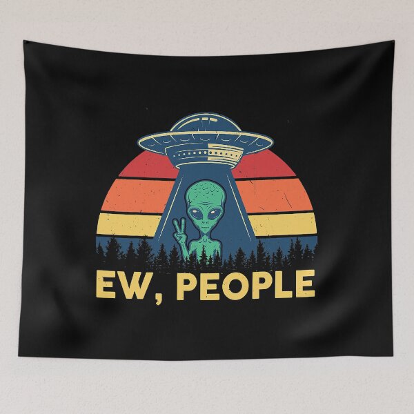 Item preview, Ew People Funny UFO Alien Costume designed and sold by ShannonMullins.